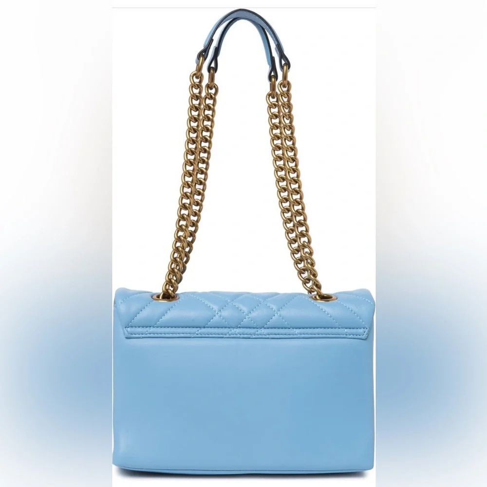 NWT Kurt Geiger London brixton lock a quilted leather adjustable shoulderstrap
